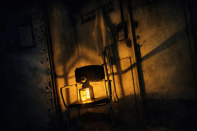 Décor effrayant One Hour Escape Game Paris